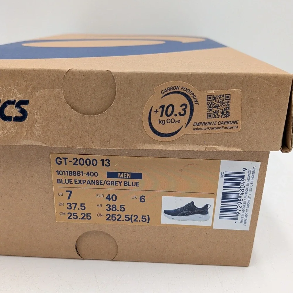 ASICS GT 2000 13 1011B861 Blue Expanse Running Shoes Mens Size 7 Or Womens 9 NEW